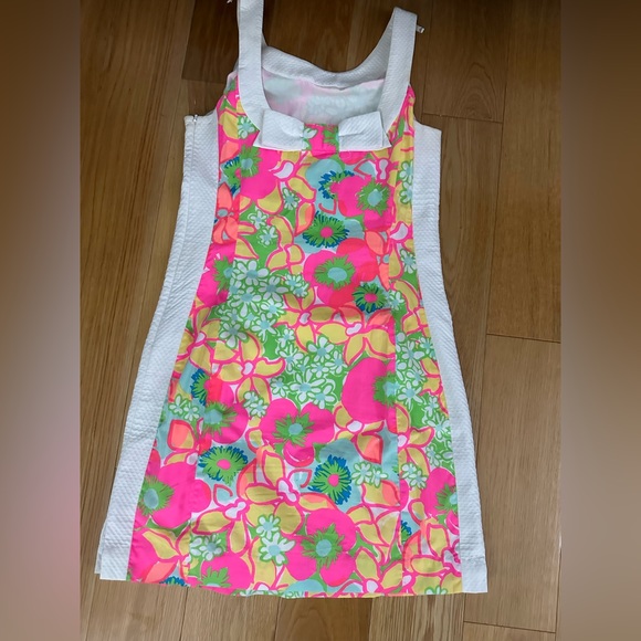 Lilly Pulitzer Darcy Ice Cream Social Floral Print Sleeveless Shift Dress - Picture 2 of 3